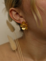 Next Ottoman Hands Gold Tone Buttercup Flower Stud Earrings- Buy online at McGrocer