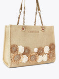 Carvela Sorrento cream flower tote bag - British product