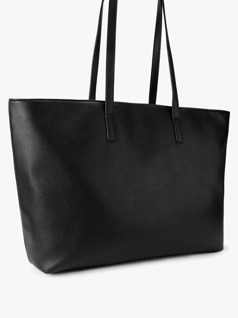 Carvela black synthetic leather tote bag - British product