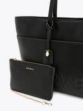 Carvela black synthetic leather tote bag - British product