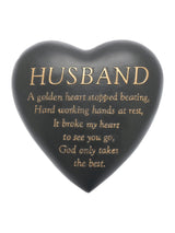 Next Widdop Grey Graveside Heart Plaque - Husband Ornament- Buy online at McGrocer