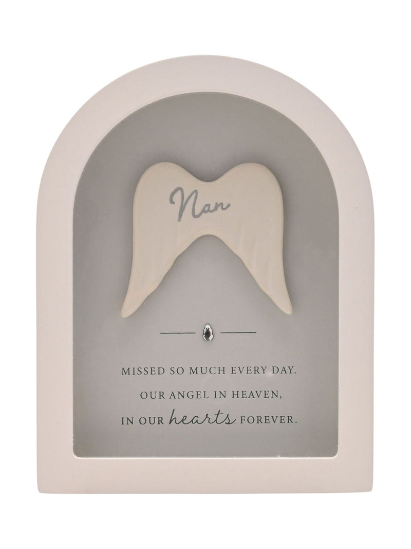 Widdop arched framed plaque Nan ornament 18cm, UK version
