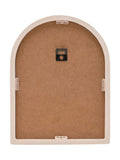 Widdop white arched framed plaque with angel wings (British brand)