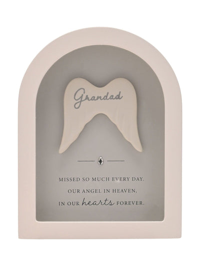 Next Widdop White Arched Framed Plaque - Grandad Remembrance Ornament- Buy online at McGrocer