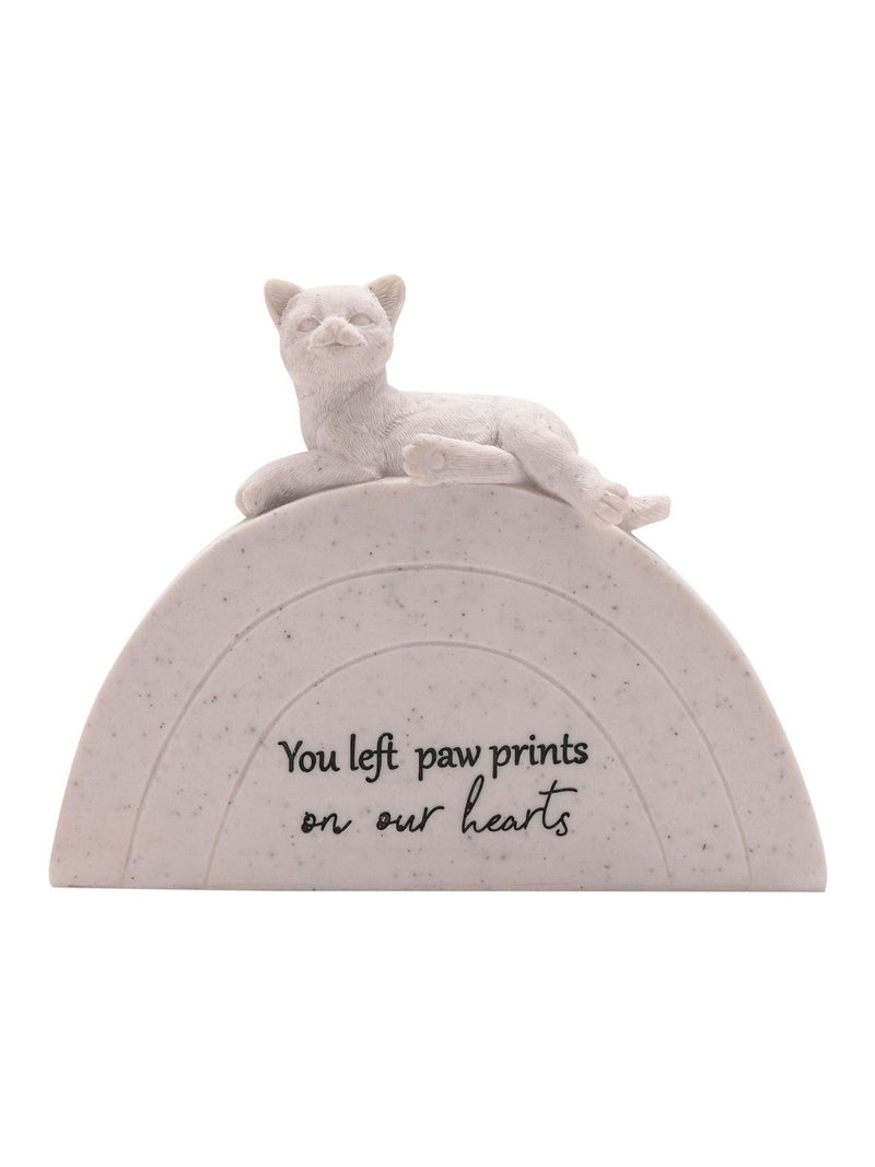 Widdop White Pet Memorial Rainbow Cat Ornament - British product