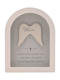 Widdop memorial plaque Mum ornament 18cm - British product
