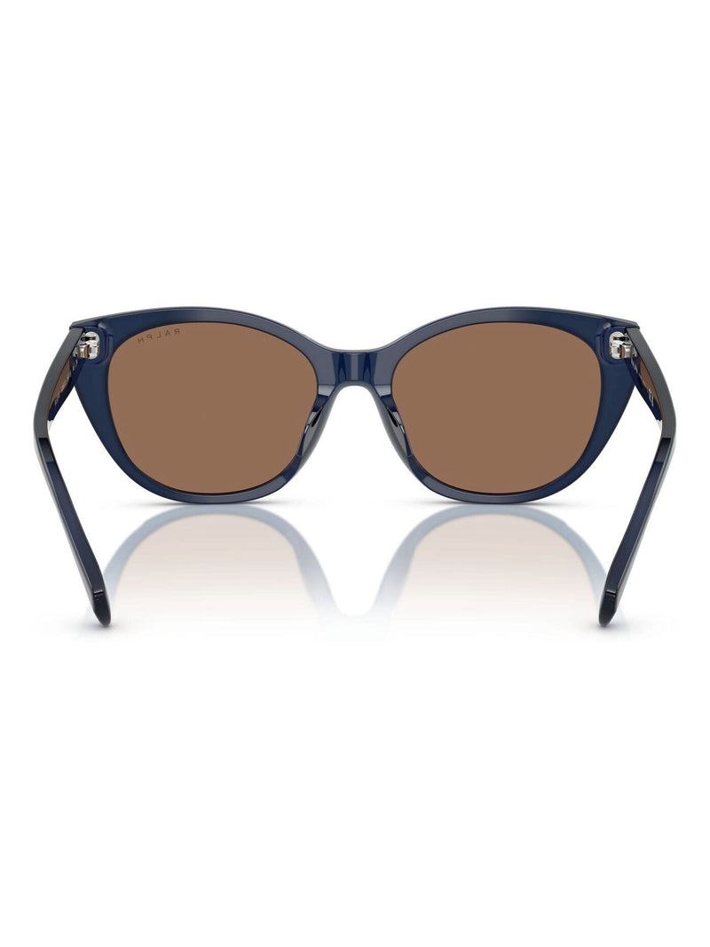 Ralph Lauren square sunglasses blue frame brown lenses - British product