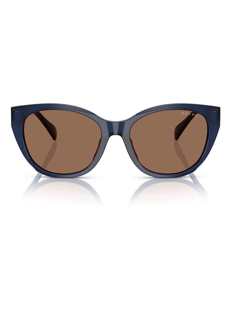 Ralph Lauren square sunglasses blue frame brown lenses - British product