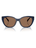 Ralph Lauren square sunglasses blue frame brown lenses - British product