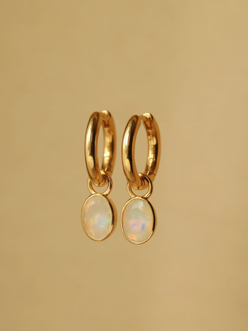 Carrie Elizabeth Ayla Drop Earrings gold vermeil, imported from the UK