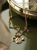 Carrie Elizabeth Gold Albert vintage chain necklace, imported from the UK