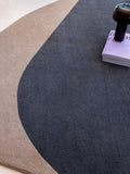 Orla Kiely Element Arp blue wool rug (British brand)