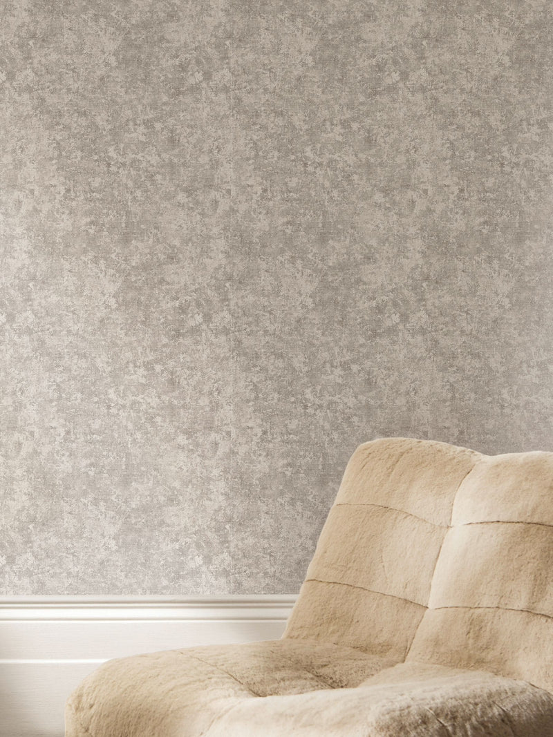 Luxe Allessia wallpaper sample cream A4, imported from the UK