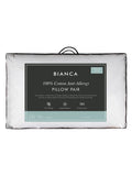 Bianca anti allergy cotton pillow 180 thread count, UK version