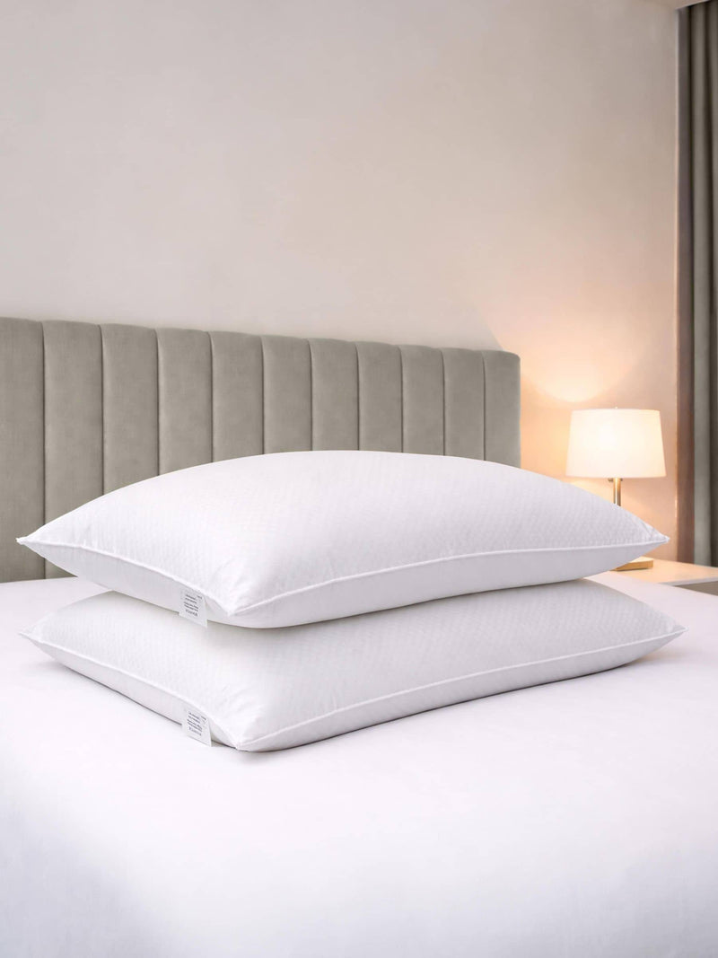 Bianca soft microfibre pillow pair 47x54cm - British product
