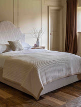 Next Gallery Home Natural Orchard Quilted Bedspread 2600x2400mm- Buy online at McGrocer