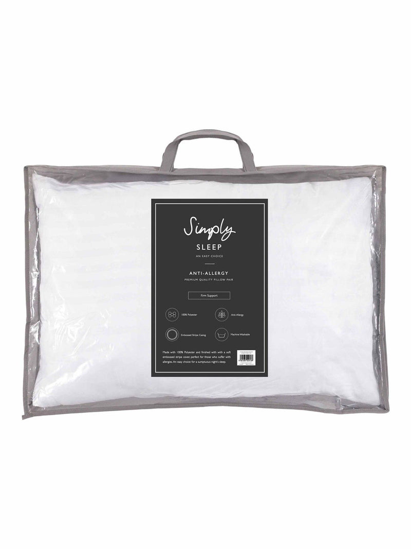 Gallery Home Serene Sleep anti allergy pillow pair - British product