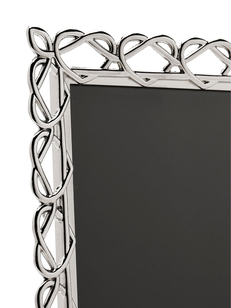 Widdop silver heart design photo frame 8x10 inch, UK version