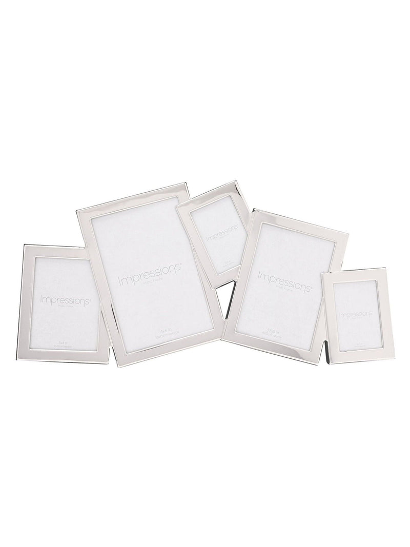 Widdop silver photo frame overlapping - British product