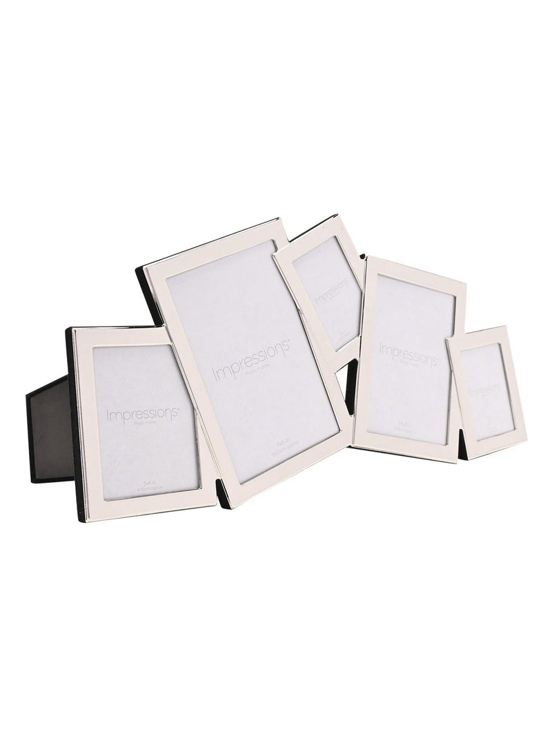 Widdop silver photo frame overlapping - British product