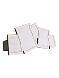 Widdop silver photo frame overlapping - British product