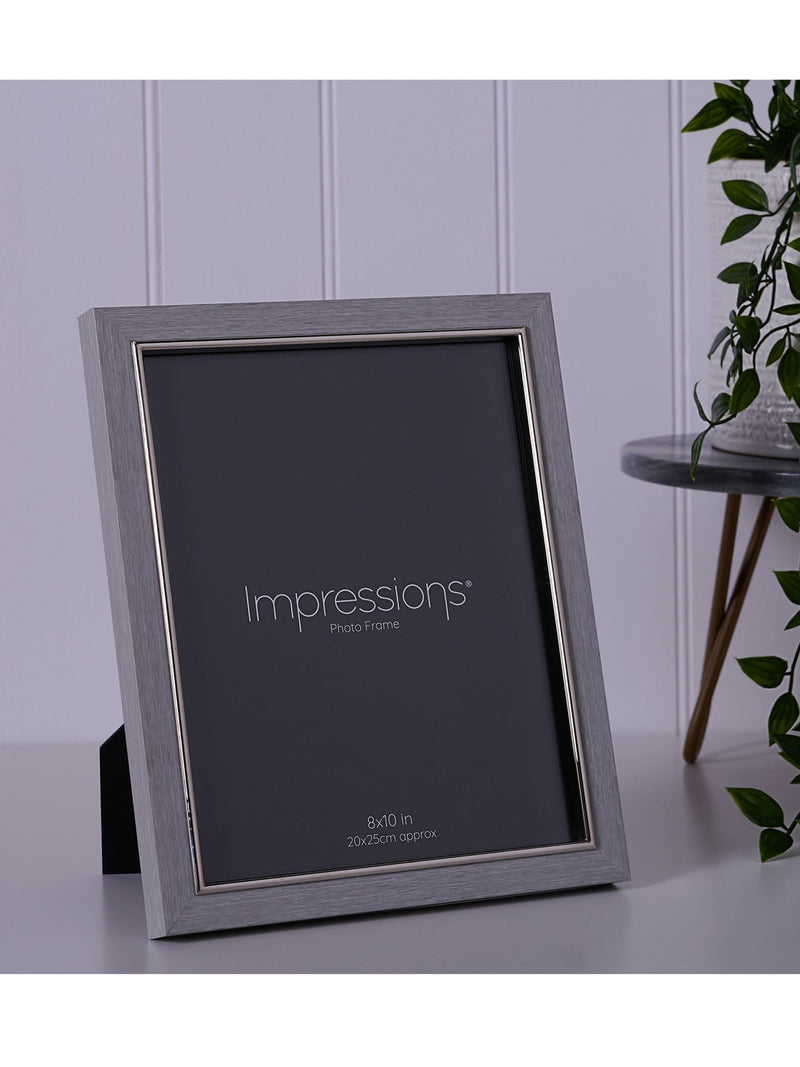 Widdop grey faux wood picture frame 8x10 (British brand)