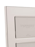 Widdop silver four-aperture collage photo frame 27x25cm, imported from the UK