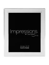 Next Impressions by Juliana Widdop Silver Silverplated Satin Photo Frame 8x10 inch- Buy online at McGrocer