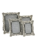 Widdop silver floral crystal photo frame 8x10, UK version