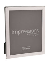 Next Impressions by Juliana Widdop Silver Flat Edge Photo Frame, 8x10 Inch- Buy online at McGrocer