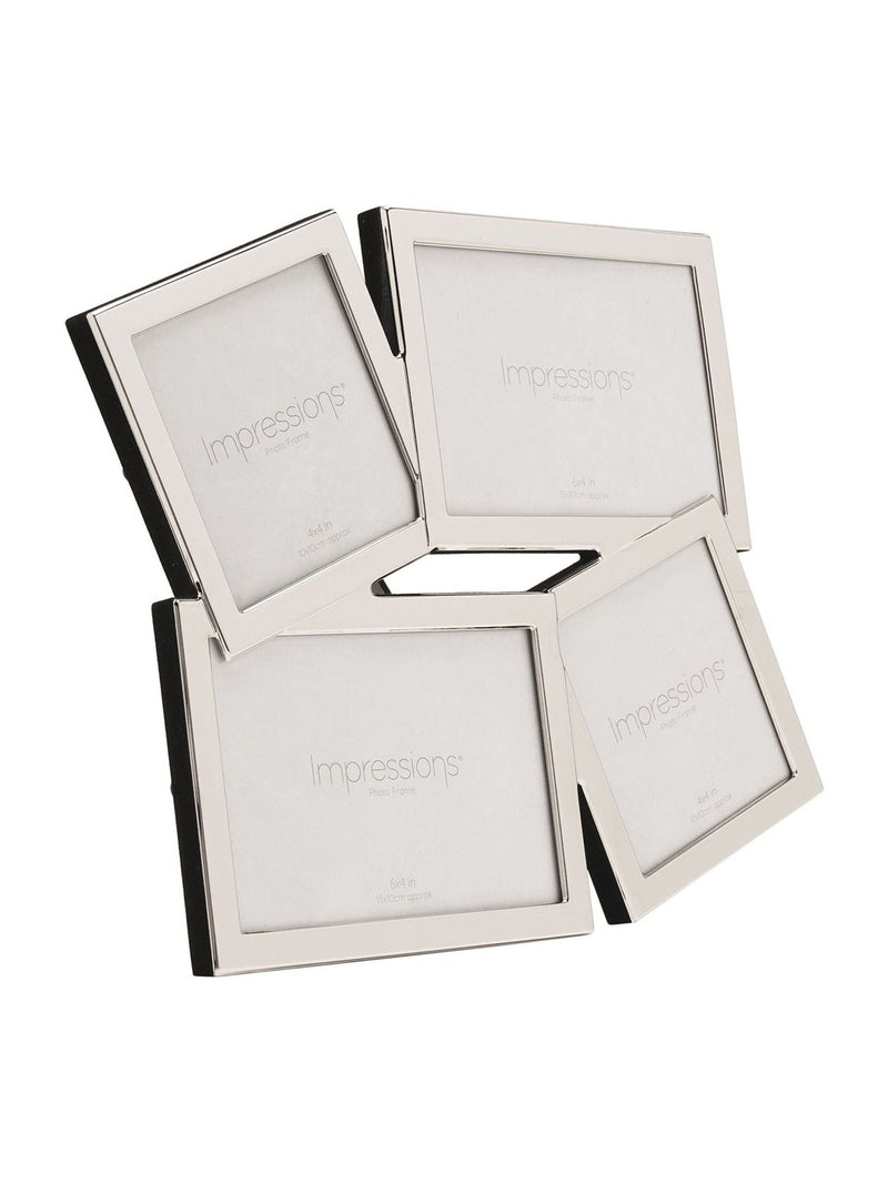Widdop silver multi aperture photo frame 26x31cm - British product