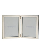 Next Impressions by Juliana Widdop Silver Silverplated Double Photo Frame (5x7 inch)- Buy online at McGrocer