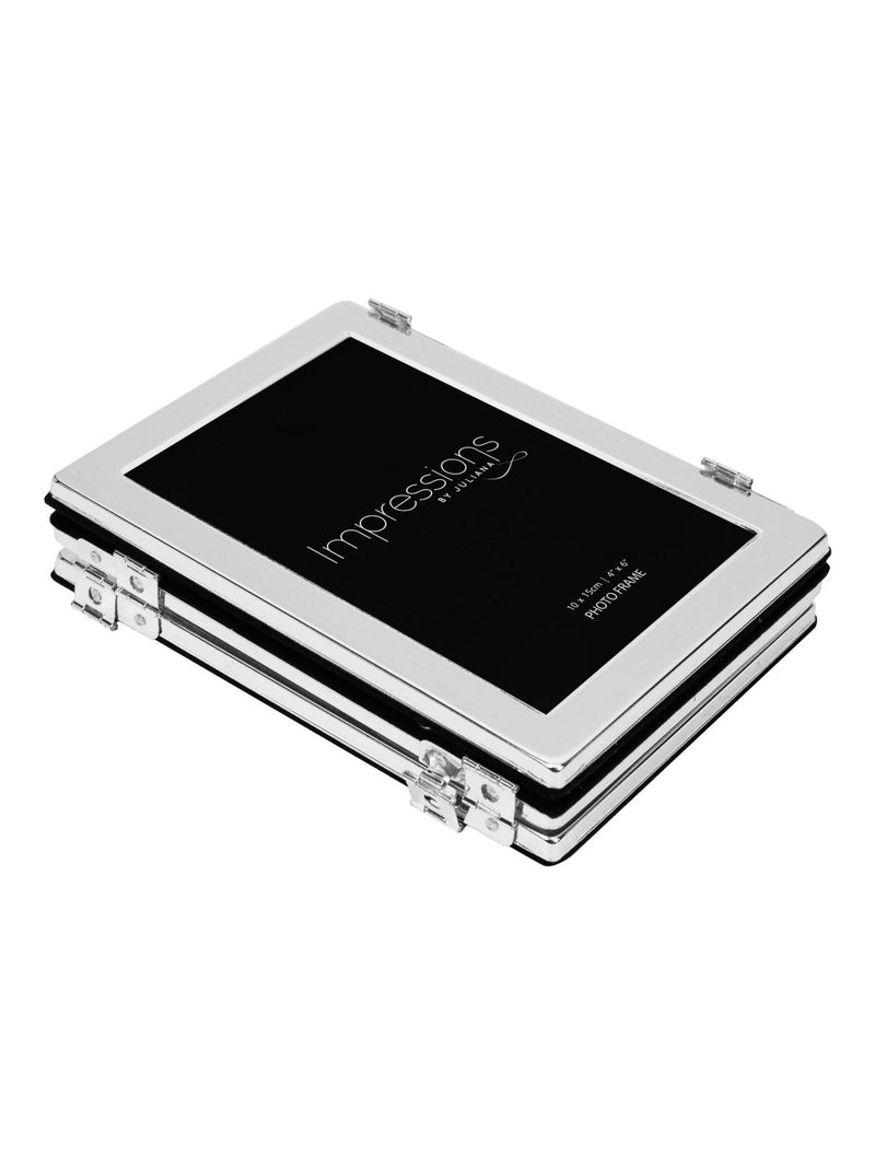 Widdop silver triple photo frame, imported from the UK