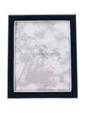 Widdop blue photo frame with navy velvet mount 8x10 - British product