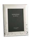 Impressions by Juliana silver 2 tone hearts photo frame 8x10 - British product