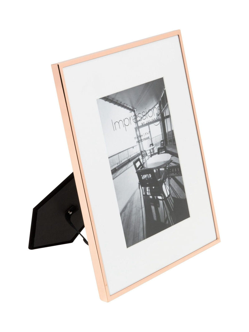 Widdop copper plated photo frame 5x7 (British brand)
