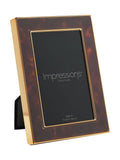 Widdop brown photo frame for 4x6 photos (British brand)