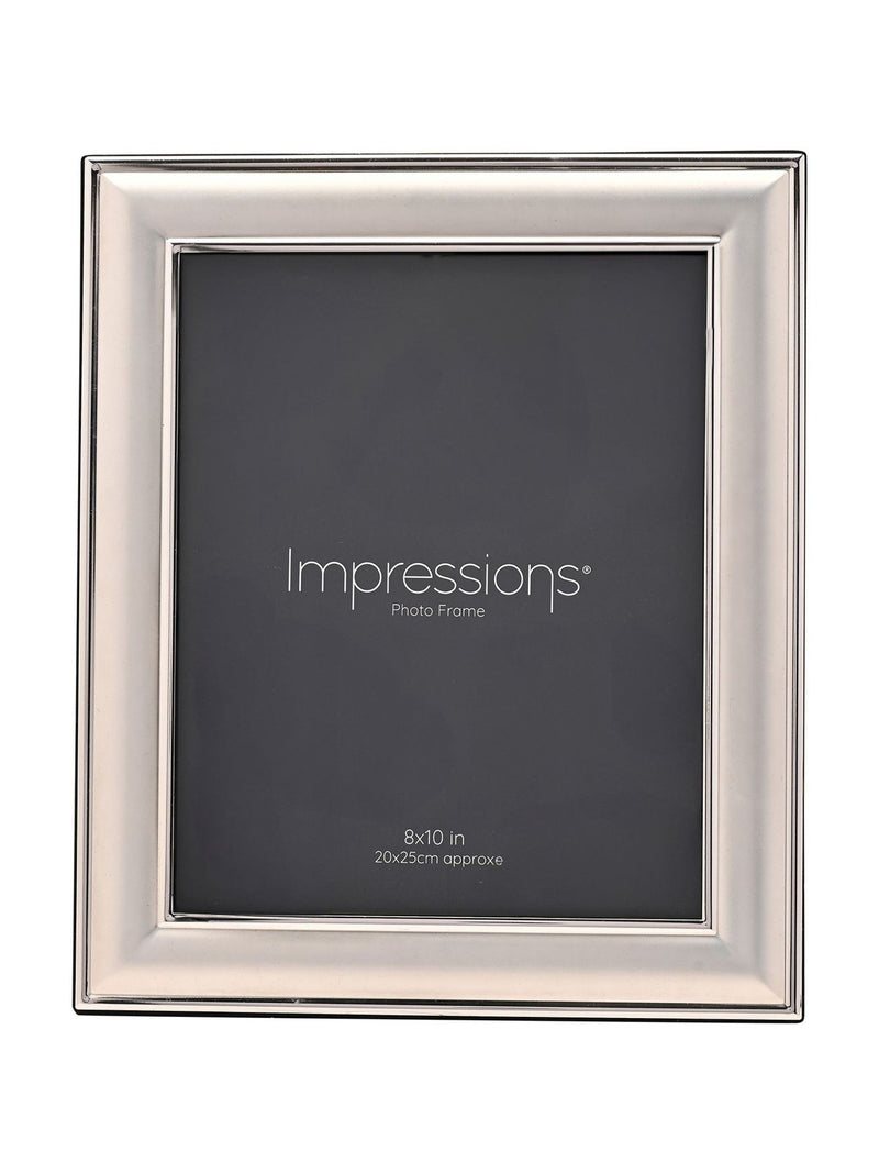 Widdop silver-toned photo frame 8x10 inch (British brand)