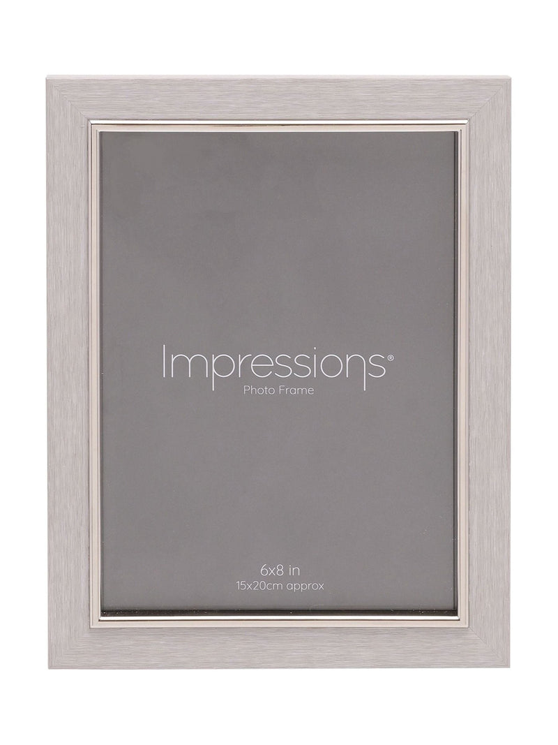 Widdop grey faux wood photo frame 6x8 inch (British brand)