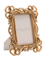 Next Widdop Gold Bowknot Design Resin Photo Frame (4x6)- Buy online at McGrocer