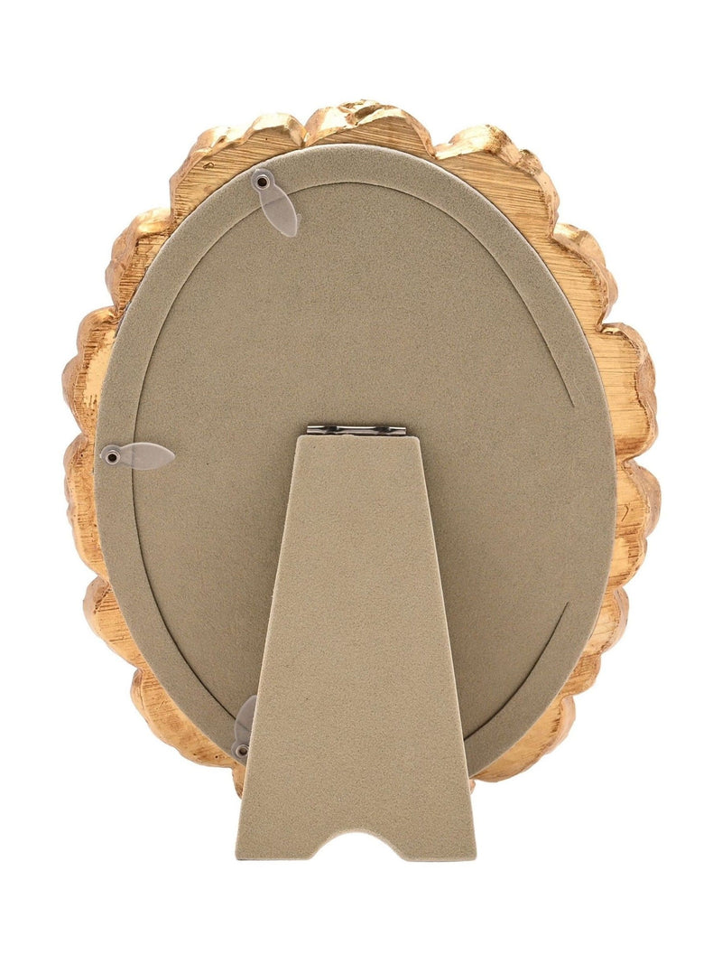 Widdop gold rose oval photo frame 5x7 (British brand)