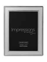 Next Impressions by Juliana Widdop Silver Satin Plain Photo Frame 5x7 inch- Buy online at McGrocer