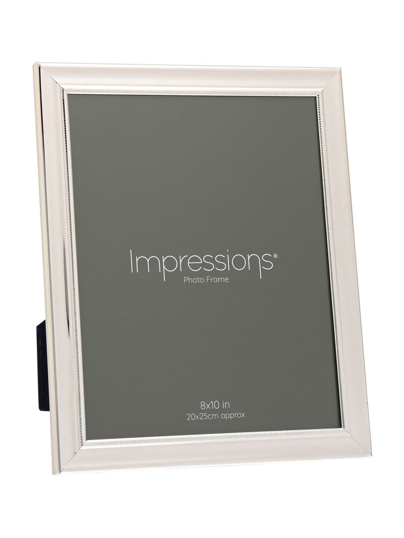 Widdop silver single beaded photo frame 8x10 - British product