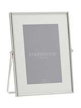 Next Widdop Impressions Silver Colour White Border Photo Frame 4x6 Inch- Buy online at McGrocer