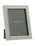 Widdop grey faux wood photo frame 5x7 inch (British brand)