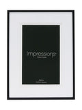 Widdop black aluminium photo frame 4x6 - British product