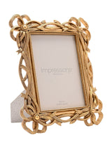 Next Widdop Gold Bowknot Design Resin 5x7 Photo Frame- Buy online at McGrocer
