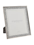 Widdop silver glitter photo frame 8x10 inches, UK version
