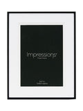 Widdop black aluminium 5x7 photo frame - British product