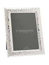 Next Widdop Silver Textured Photo Frame 5x7- Buy online at McGrocer